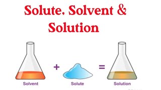 Solute Solvent and Solution  Chemistry  Defination and examples of Solutions [upl. by Adni449]