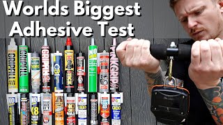 Worlds Biggest Adhesive Test  SHOCKING RESULTS [upl. by Lauhsoj316]