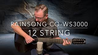 Rainsong CO WS3000 12 String Guitar Demo by GuitarGalcom [upl. by Egidius]