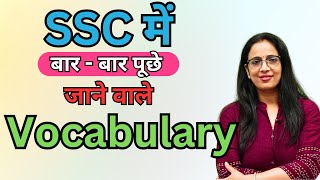 Vocab Asked in Previous Year SSC Exams  SSC CGL Practice Set 2023  English Classes  By Rani Mam [upl. by Notlimah]