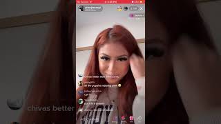 Desiree Montoya Doing Her Makeup On TikTok Live [upl. by Eolande615]