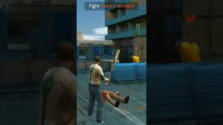 Fight Franks Workers💪👊😱💀 gangstarvegas gta rockstargames [upl. by Minnnie862]