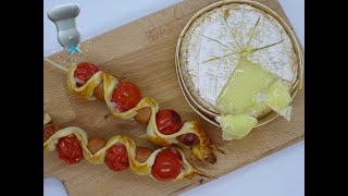 Recette de feuilletés saucisse tomate [upl. by Baillieu564]