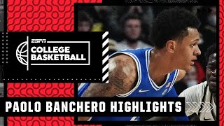 Paolo Banchero leads Duke with 24 PTS in win vs Wake Forest 👀 [upl. by Rochester498]