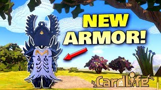 NEW UPDATE DRAWING COBALT ARMOR and MORE AGE 2  CardLife Gameplay Ep11 [upl. by Acinorehs841]