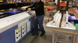 The Elite digital plastic bending machine with touch screen control by C R Clarke [upl. by Grete]