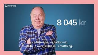 Lars fick 8 045 kr i försäkringsersättning för sin halkskada [upl. by Neelcaj]