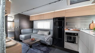 DAS TINY HOUSE FÜR 2023 Bester FullGFK Wohnwagen Europas Adria Astella 2022 SpanienDauercamping [upl. by Zimmerman]