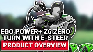 EGO Power Z6 Zero Turn With ESteer Product Overview  Ace Hardware [upl. by Oelgnaed]