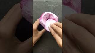 Make a Beautiful Flower with Tissue Paper shorts flower tissuepapercraft lotus easy diy [upl. by Ibob]