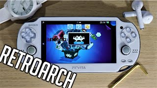 PS Vita Hacks How To Install Retro Arch App  Multi Emulating Powerhouse  Tutorial 2020 Edition [upl. by Eened]