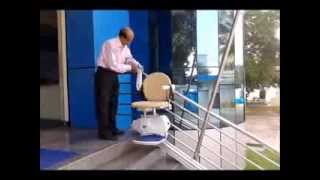 Handicare Straight Stairlift Installation at Bangalore Aarding Stairlifts [upl. by Uehttam89]