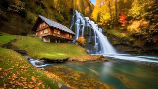 Roaming around in Swiss Village Brienz amp Giessbach waterfall Switzerland🇨🇭 [upl. by Dyrrej661]