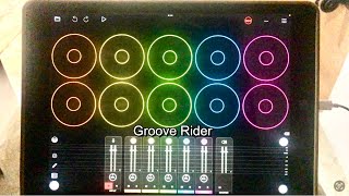 How to add sequenced BASS and DRUMS to LOOPS in Loopy Pro using Groove Rider [upl. by Anaytat]