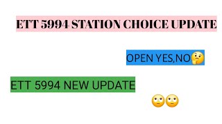 Ett 5994 station choice update l [upl. by Oahc]