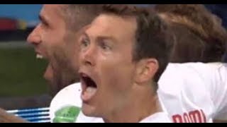 Auch Lichtsteiner machte den AdlerJubel [upl. by Mac]