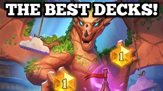 The FIVE BEST decks to hit LEGEND in Standard and Wild [upl. by Ymrots]