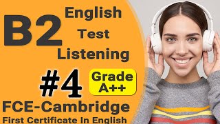 Listening B2  FCE Practice Test with Answers  English Listening B2 Cambridge FULL Ingles B2 exam º [upl. by Adran]