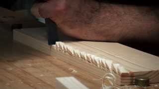 Hand Cutting Rebates  Rabbet Joints  Back To Basics Approach [upl. by Elcarim]