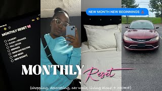 MONTHLY RESET ✿  shopping car wash decorating errands  MORE [upl. by Assiram]