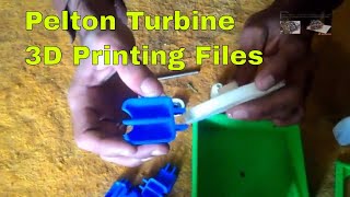 How to Make Pelton Wheel Turbine on 3D Printer [upl. by Ching]