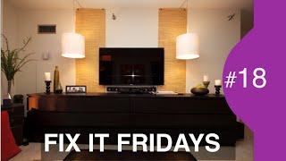 Small Apartment Decorating Ideas  Interior Design  Fix It Friday 18 [upl. by Enitselec]