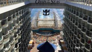 Tour of Royal Caribbeans Cruise Ship OASIS of The Seas Feb 2017 HD [upl. by Yatzeck789]