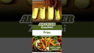 Air Fryer Zucchini Fries Keto  Easy LowCarb Snack [upl. by Atteroc]