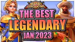 Legendary commander tier list January 2023 Rise of Kingdoms [upl. by Sykes]