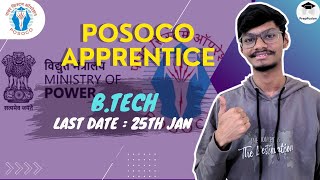 POSOCO Apprentice 2024  Detailed Notification Out [upl. by Eiramanna866]