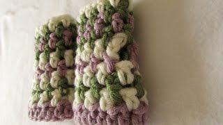 VERY EASY crochet fingerless mittens  gloves tutorial  all sizes [upl. by Senhauser483]