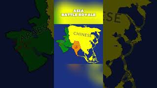 Asia Battle Royale countryballs war mapping asia [upl. by Mendy]