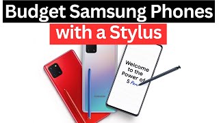 Best Budget Samsung Phones with a Stylus in 2024 samsungphones [upl. by Cyril]