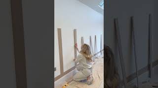 Complete DIY wall panelling transformation with Roomix [upl. by Khorma]