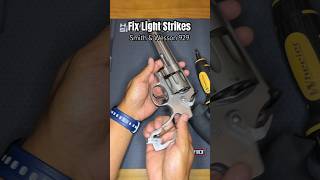 How to fix light strikes on your SampW 929 revolver  adjust the strain screw pistol [upl. by Aivatnohs]