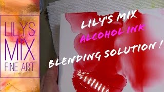 How to make Alcohol Ink Blending Solution Tested 1 recipe read description [upl. by Ennayehc840]