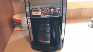 Cuisinart DGB550BKP1 Automatic Coffeemaker Grind amp Brew 12Cup Glass Black [upl. by Purington]