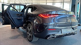 New MercedesBenz GLC Coupé AMG Line 2024 300de 4MATIC  Visual Review Exterior Interior amp MBUX [upl. by Alburg]