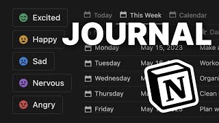 How to use Notion for Journaling [upl. by Nilson]