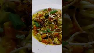 khao suey recipe  Burman cuisine recipe  khaosuey  veg soupy noddles recipe [upl. by Waldon]