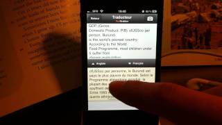 iPhone  Facilement traduire un texte juste en le prenant en photo [upl. by Line]