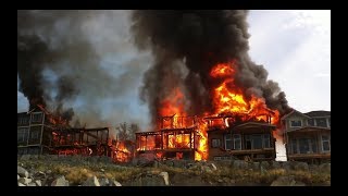 INCREDIBLE FIRE 5 HOUSES BURNED  FULL VERSION [upl. by Lyontine524]