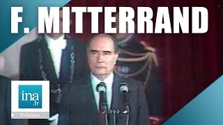 Céremonie dinvestiture de François Mitterrand en 1981  Archive INA [upl. by Meeki]