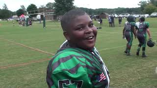 Prince Frederick Eagles vs Leonardtown Wildcats  2019 11U  Youth Football [upl. by Cairns]