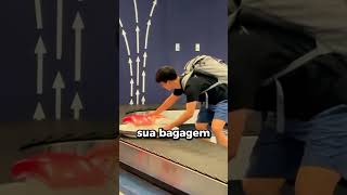 IDEIA PARA NÃO PERDER A MALA NO AEROPORTO KK shorts japão [upl. by Catlin529]