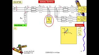 esercizio sistema trifase simmetrico N38 1 [upl. by Averi498]