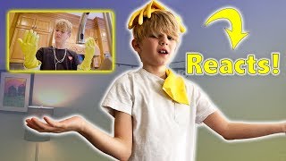 MiniMattyB Reacts Life Is Unfair MattyBRaps [upl. by Kenley]