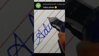 How to write the alphabet AtoZ in cursive writingHandwriting practice cursivehandwriting our name [upl. by Ellesirg]