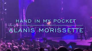 Hand in My Pocket  Alanis Morissette Raleigh NC 6272024 Coastal Credit Union Music Park Alanis [upl. by Eirellav23]