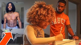 FACETIMING ANOTHER GUY PRANK ON BOYFRIEND HE GETS EXTREMELY ANGRY [upl. by Nedyarb]